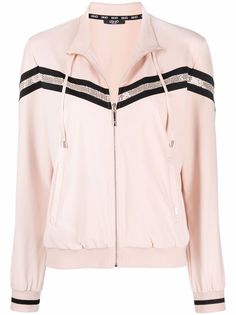 LIU JO полосатое худи на молнии