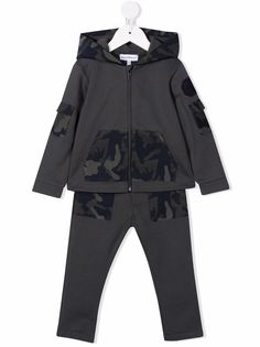 Emporio Armani Kids спортивный костюм с камуфляжным принтом