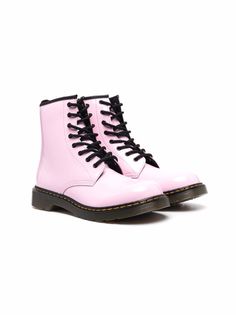 Dr. Martens Kids ботинки на шнуровке