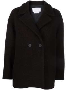 Harris Wharf London двубортная куртка из шерпы
