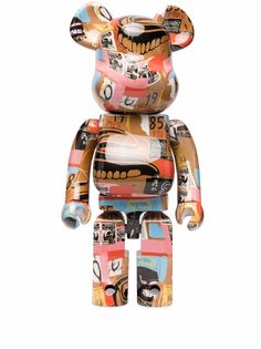 Medicom Toy фигурка x Andy Warhol x Jean-Michel Basquiat Be@rbrick 400%