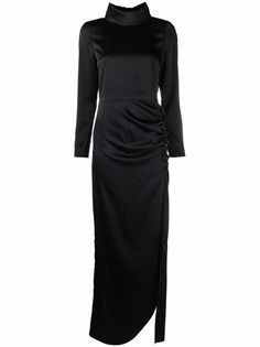 RED Valentino платье с боковым разрезом и сборками