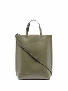 GANNI сумка через плечо с тисненым логотипом