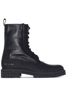 Common Projects ботинки в стиле милитари