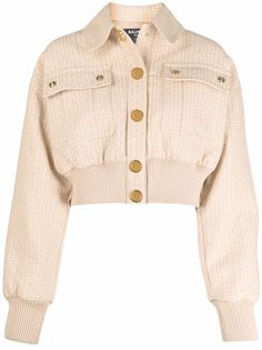 Balmain укороченный бомбер