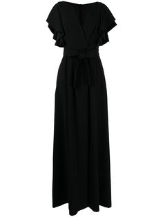 Paule Ka вечернее платье с V-образным вырезом
