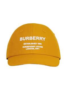 Burberry Kids бейсболка с логотипом Horseferry