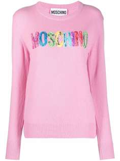 Moschino джемпер с объемным логотипом