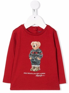 Ralph Lauren Kids футболка с принтом