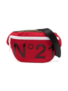 Nº21 Kids поясная сумка с нашивкой-логотипом