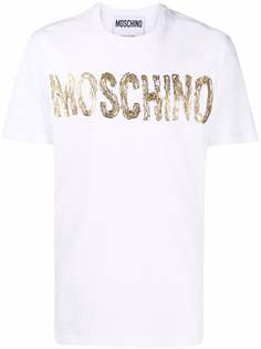 Moschino футболка с логотипом