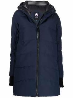 Canada Goose пальто с нашивкой-логотипом