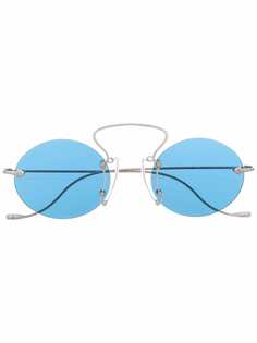 Uma Wang солнцезащитные очки в круглой оправе