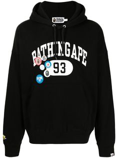 A BATHING APE® худи с нашивкой-логотипом Bape