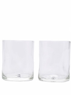 Off-White набор стаканов Crumple с логотипом