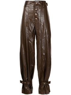 Rejina Pyo брюки Scout из искусственной кожи