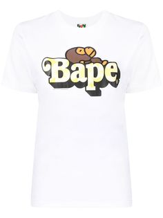 A BATHING APE® футболка с логотипом Bape