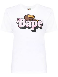 A BATHING APE® футболка с логотипом Bape