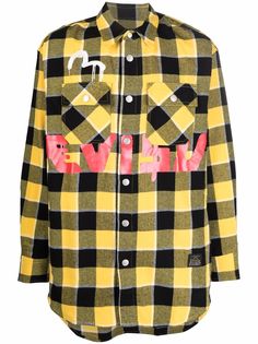 Evisu клетчатая рубашка из коллаборации со Sfera