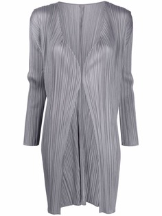 Pleats Please Issey Miyake плиссированный кардиган