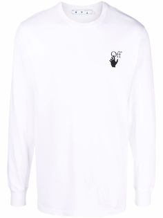 Off-White футболка с длинными рукавами и логотипом Arrows
