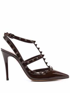 Valentino Garavani туфли Rockstud с заостренным носком