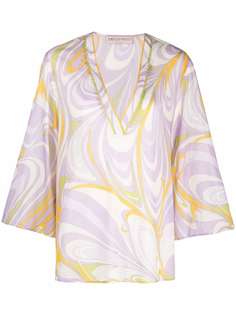 Emilio Pucci туника с принтом Onde