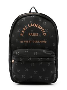 Karl Lagerfeld Kids рюкзак с монограммой