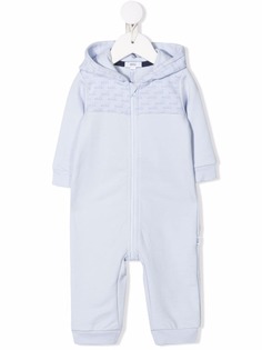 BOSS Kidswear ромпер с капюшоном и логотипом