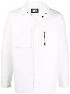 Karl Lagerfeld куртка-рубашка с логотипом