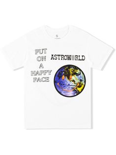 Travis Scott футболка Astroworld Happy Face