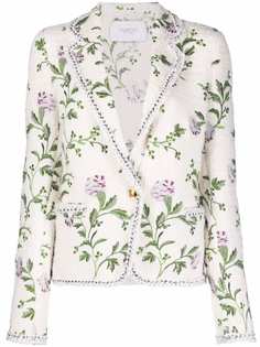 Giambattista Valli пиджак с цветочным принтом