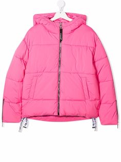 Pinko Kids пуховик с капюшоном
