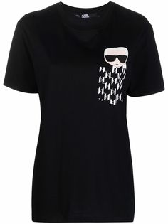 Karl Lagerfeld футболка с монограммой