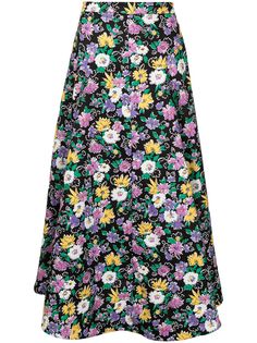 Plan C юбка с цветочным принтом