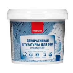 Декоративная эластичная штукатурка для плит OSB NEOMID