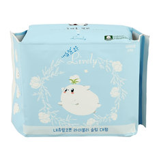 NATURAL COTTON Прокладки классические LIVELY long ультратонкие дышащие