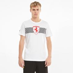 Футболка Scuderia Ferrari Chequered Flag Mens Tee Puma