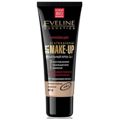Eveline, Тональный крем 3 в 1 Art Professional Make-up, натуральный