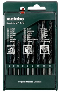 Набор сверл Metabo 9шт 627179000