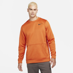 Мужской свитшот для тренинга Nike Therma - Оранжевый