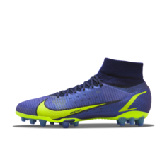 Футбольные бутсы для игры на искусственном газоне Nike Mercurial Superfly 8 Pro AG - Синий