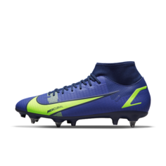 Футбольные бутсы для игры на мягком грунте Nike Mercurial Superfly 8 Academy SG-Pro AC - Синий