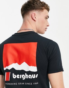 Черная футболка Berghaus Skyline Lhotse-Черный цвет