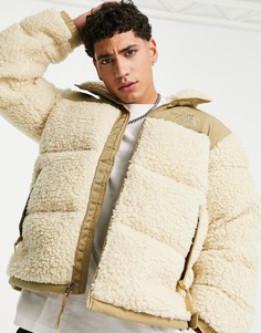 Бежевая куртка The North Face Novelty Nuptse-Коричневый цвет