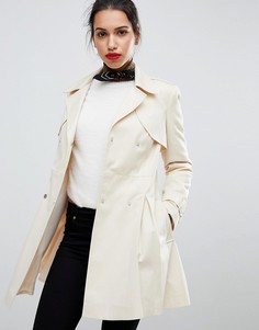 Приталенный макинтош ASOS DESIGN-Белый