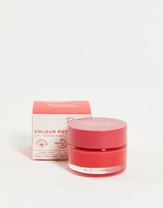 Средство для губ и щек Planet Revolution – The Colour Lip and Cheek Pot (Coral Pop)-Оранжевый цвет