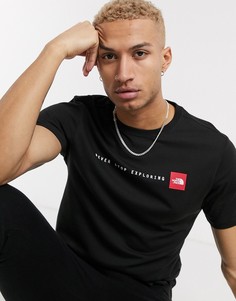 Черная футболка с принтом The North Face NSE-Черный