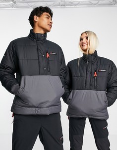 Черный утепленный свободный пуховик в стиле унисекс Berghaus-Черный цвет