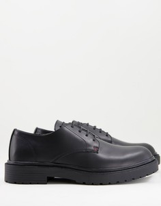 Черные ботинки на шнуровке Kurt Geiger Сlark-Черный цвет